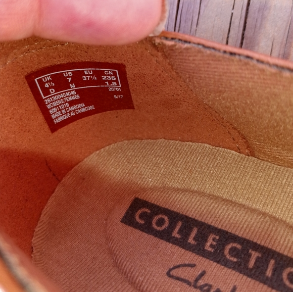 Clarks | Cheyn Madi Loafers Camel Brown Leather Comfort Shoes Size 7M Womens - Picture 7 of 12